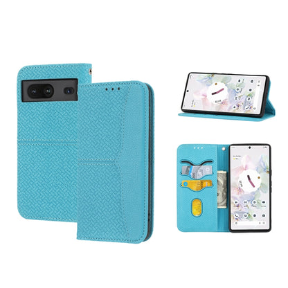 Woven Texture Stitching Magnetic PU Leather Phone Case, For Google Pixel 7, For Nokia G21 / G11, For Google Pixel 7 Pro, For Kyocera Android One S9 / Digno Sanga Edition, For Samsung Galaxy M23 / F23 5G Japanese Version, For OPPO Realme C31 4G Global  ...