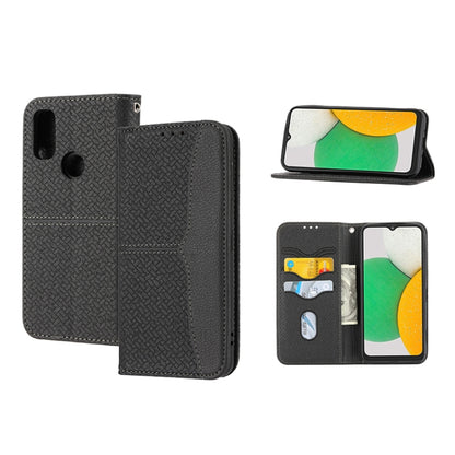 Woven Texture Stitching Magnetic PU Leather Phone Case, For Google Pixel 7, For Nokia G21 / G11, For Google Pixel 7 Pro, For Kyocera Android One S9 / Digno Sanga Edition, For Samsung Galaxy M23 / F23 5G Japanese Version, For OPPO Realme C31 4G Global  ...