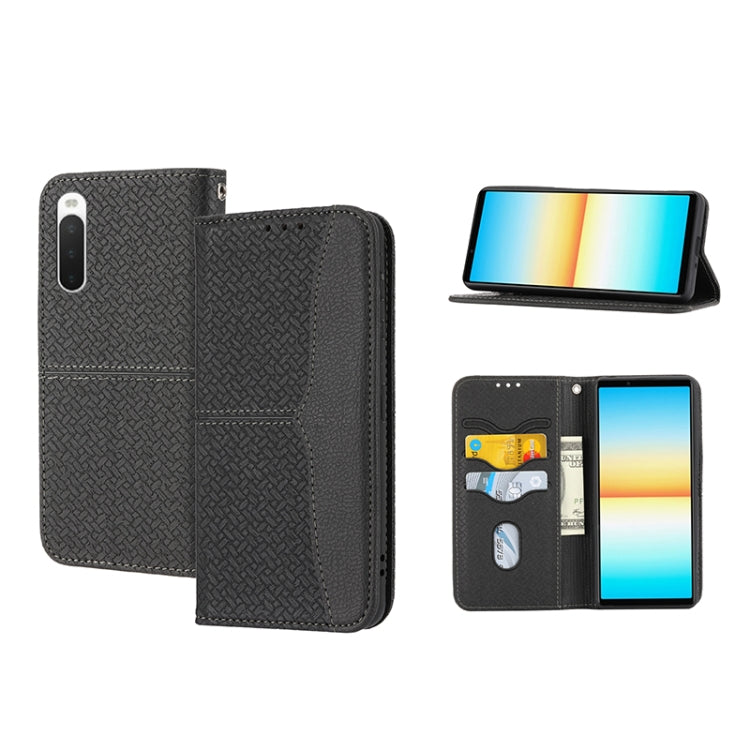 Woven Texture Stitching Magnetic PU Leather Phone Case, For Google Pixel 7, For Nokia G21 / G11, For Google Pixel 7 Pro, For Kyocera Android One S9 / Digno Sanga Edition, For Samsung Galaxy M23 / F23 5G Japanese Version, For OPPO Realme C31 4G Global  ...