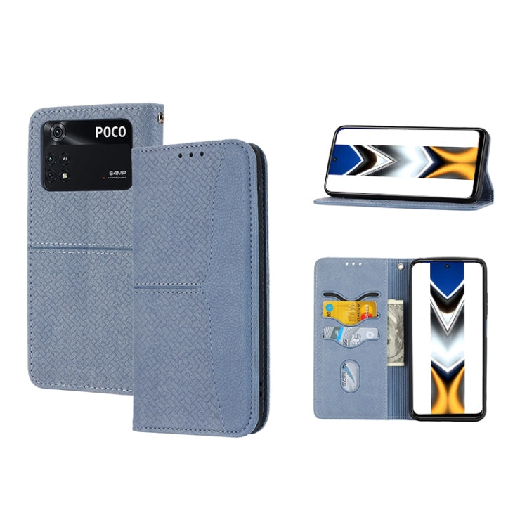 Woven Texture Stitching Magnetic PU Leather Phone Case, For Google Pixel 7, For Nokia G21 / G11, For Google Pixel 7 Pro, For Kyocera Android One S9 / Digno Sanga Edition, For Samsung Galaxy M23 / F23 5G Japanese Version, For OPPO Realme C31 4G Global  ...