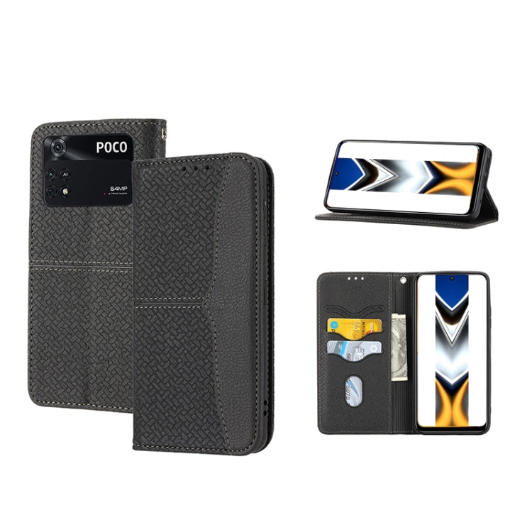 Woven Texture Stitching Magnetic PU Leather Phone Case, For Google Pixel 7, For Nokia G21 / G11, For Google Pixel 7 Pro, For Kyocera Android One S9 / Digno Sanga Edition, For Samsung Galaxy M23 / F23 5G Japanese Version, For OPPO Realme C31 4G Global  ...