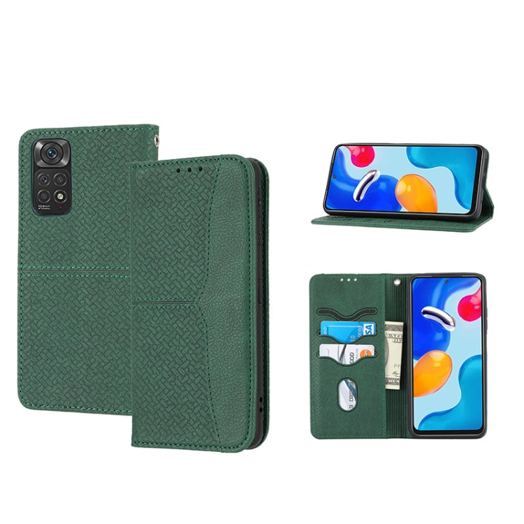 Woven Texture Stitching Magnetic PU Leather Phone Case, For Google Pixel 7, For Nokia G21 / G11, For Google Pixel 7 Pro, For Kyocera Android One S9 / Digno Sanga Edition, For Samsung Galaxy M23 / F23 5G Japanese Version, For OPPO Realme C31 4G Global  ...