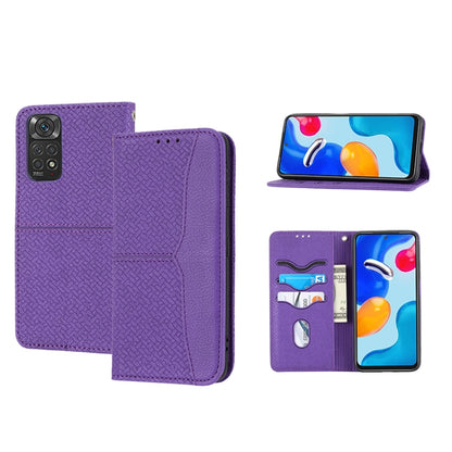 Woven Texture Stitching Magnetic PU Leather Phone Case, For Google Pixel 7, For Nokia G21 / G11, For Google Pixel 7 Pro, For Kyocera Android One S9 / Digno Sanga Edition, For Samsung Galaxy M23 / F23 5G Japanese Version, For OPPO Realme C31 4G Global  ...