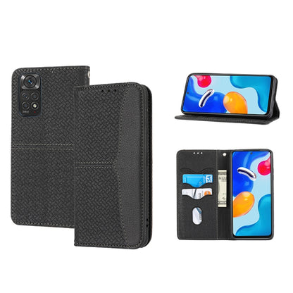 Woven Texture Stitching Magnetic PU Leather Phone Case, For Google Pixel 7, For Nokia G21 / G11, For Google Pixel 7 Pro, For Kyocera Android One S9 / Digno Sanga Edition, For Samsung Galaxy M23 / F23 5G Japanese Version, For OPPO Realme C31 4G Global  ...