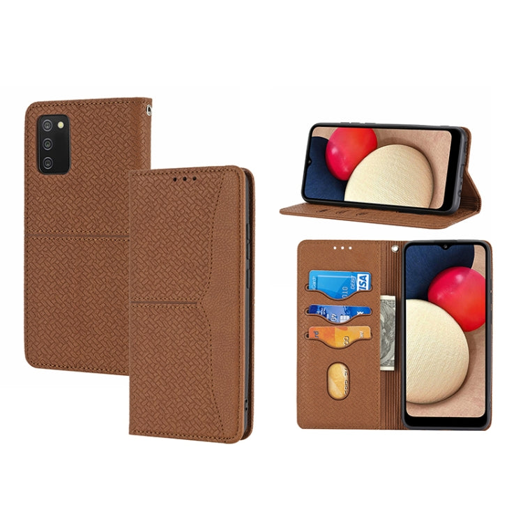 Woven Texture Stitching Magnetic PU Leather Phone Case, For Google Pixel 7, For Nokia G21 / G11, For Google Pixel 7 Pro, For Kyocera Android One S9 / Digno Sanga Edition, For Samsung Galaxy M23 / F23 5G Japanese Version, For OPPO Realme C31 4G Global  ...