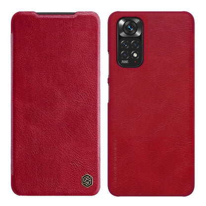 NILLKIN QIN Series Crazy Horse Texture Leather Case, For Xiaomi Redmi Note 11 Global
