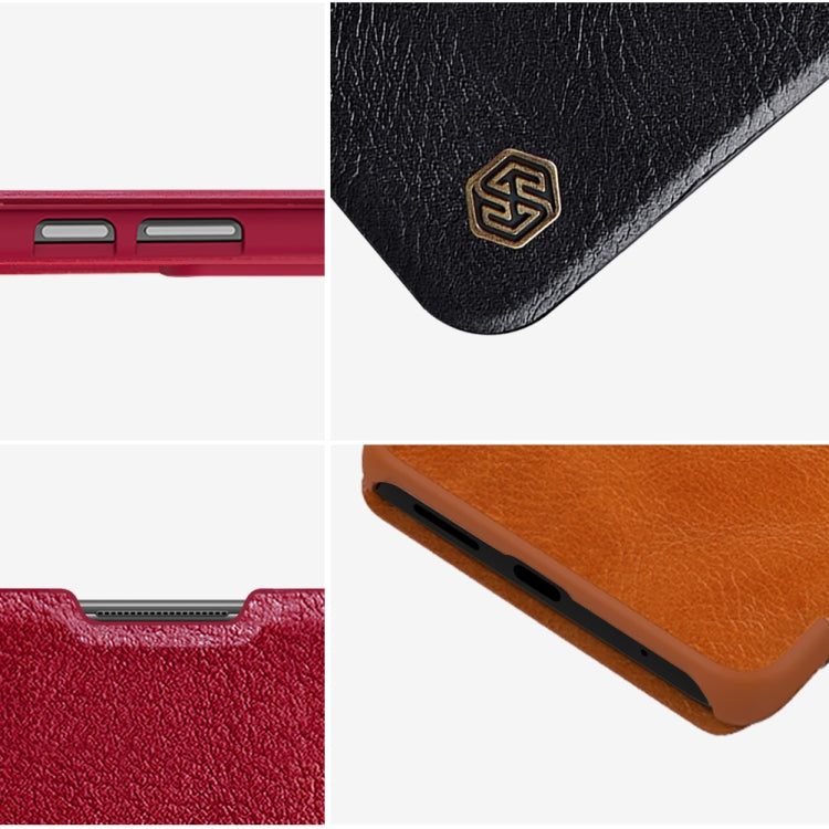 NILLKIN QIN Series Crazy Horse Texture Leather Case, For Xiaomi Redmi Note 11 Global