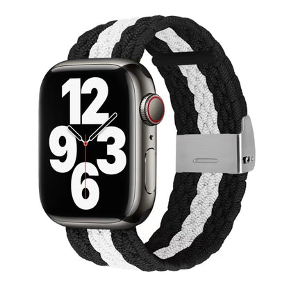 Nylon-Geflecht-Armband für Apple Watch Series, 7 41mm / 6&SE&5&4 40mm / 3&2&1 38mm