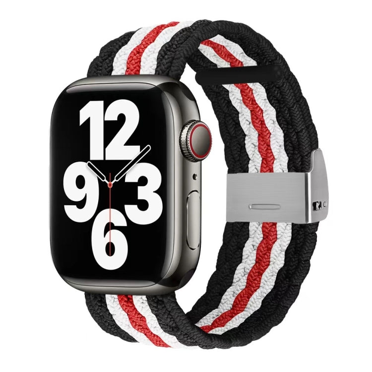 Nylon-Geflecht-Armband für Apple Watch Series, 7 41mm / 6&SE&5&4 40mm / 3&2&1 38mm