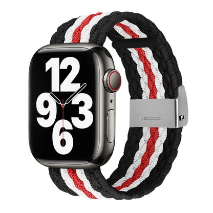 Nylon-Geflecht-Armband für Apple Watch Series, 7 41mm / 6&SE&5&4 40mm / 3&2&1 38mm