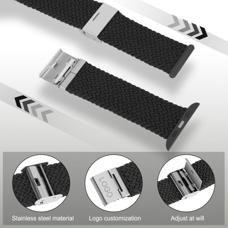 Nylon-Geflecht-Armband für Apple Watch Series, 7 41mm / 6&SE&5&4 40mm / 3&2&1 38mm