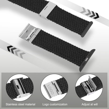 Nylon-Geflecht-Armband für Apple Watch Series, 7 41mm / 6&SE&5&4 40mm / 3&2&1 38mm