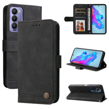 Skin Feel Life Tree Metal Button Leather Phone Case, For Tecno Camon 18 Premier, For Tecno Camon 18 / 18 Pro, For Infinix Hot 11s, For Infinix Hot 11s NFC, For Infinix Hot 11, For Infinix Smart 6, For Infinix Note 11 Pro / 11S / X697                   ...