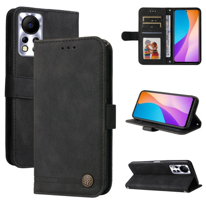 Skin Feel Life Tree Metal Button Leather Phone Case, For Tecno Camon 18 Premier, For Tecno Camon 18 / 18 Pro, For Infinix Hot 11s, For Infinix Hot 11s NFC, For Infinix Hot 11, For Infinix Smart 6, For Infinix Note 11 Pro / 11S / X697                   ...