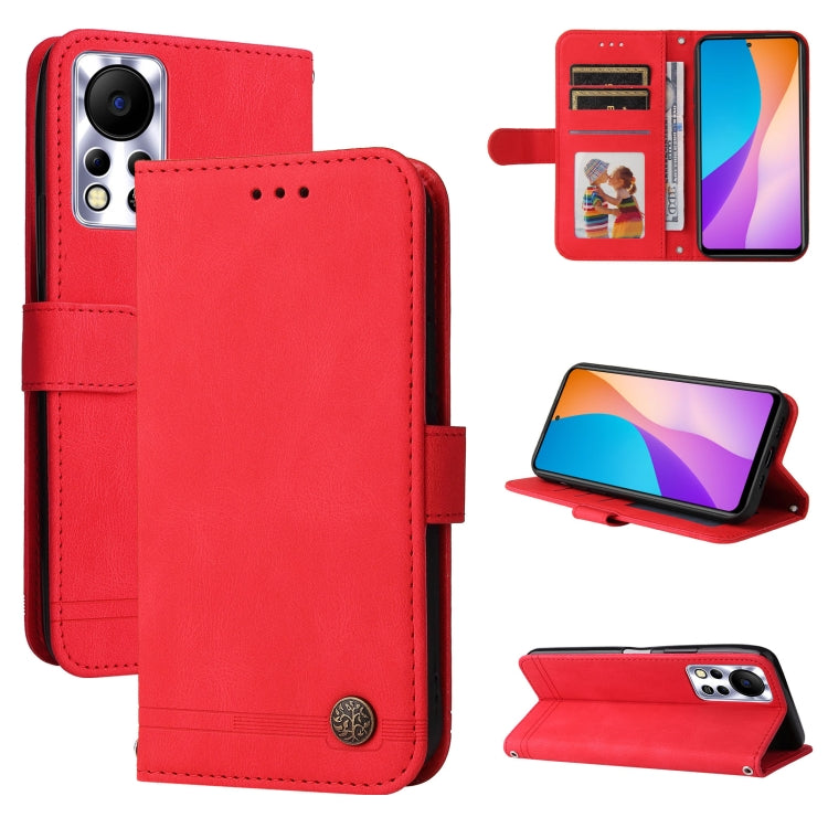 Skin Feel Life Tree Metal Button Leather Phone Case, For Tecno Camon 18 Premier, For Tecno Camon 18 / 18 Pro, For Infinix Hot 11s, For Infinix Hot 11s NFC, For Infinix Hot 11, For Infinix Smart 6, For Infinix Note 11 Pro / 11S / X697                   ...
