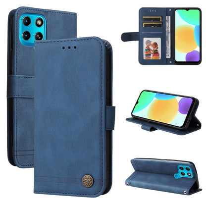 Skin Feel Life Tree Metal Button Leather Phone Case, For Tecno Camon 18 Premier, For Tecno Camon 18 / 18 Pro, For Infinix Hot 11s, For Infinix Hot 11s NFC, For Infinix Hot 11, For Infinix Smart 6, For Infinix Note 11 Pro / 11S / X697                   ...