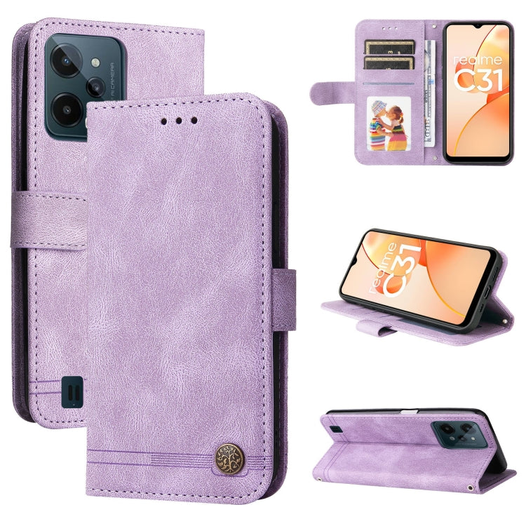 Skin Feel Life Tree Metal Button Leather Phone Case, For Tecno Camon 18 Premier, For Tecno Camon 18 / 18 Pro, For Infinix Hot 11s, For Infinix Hot 11s NFC, For Infinix Hot 11, For Infinix Smart 6, For Infinix Note 11 Pro / 11S / X697                   ...