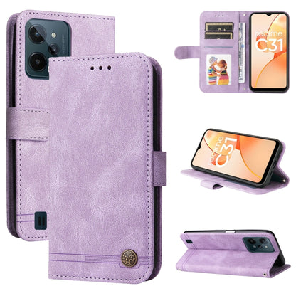 Skin Feel Life Tree Metal Button Leather Phone Case, For Tecno Camon 18 Premier, For Tecno Camon 18 / 18 Pro, For Infinix Hot 11s, For Infinix Hot 11s NFC, For Infinix Hot 11, For Infinix Smart 6, For Infinix Note 11 Pro / 11S / X697                   ...