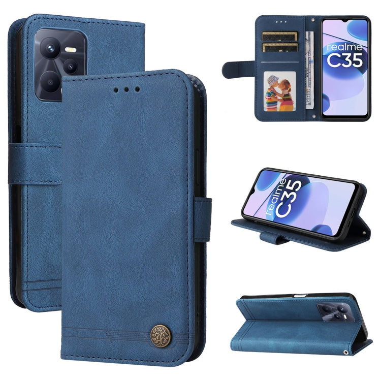 Skin Feel Life Tree Metal Button Leather Phone Case, For Tecno Camon 18 Premier, For Tecno Camon 18 / 18 Pro, For Infinix Hot 11s, For Infinix Hot 11s NFC, For Infinix Hot 11, For Infinix Smart 6, For Infinix Note 11 Pro / 11S / X697                   ...