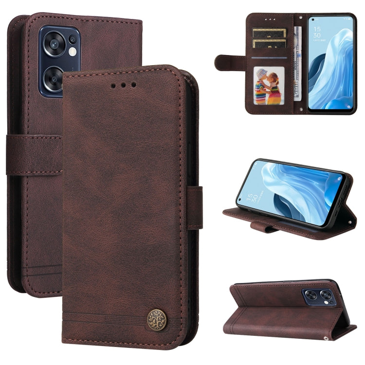 Skin Feel Life Tree Metal Button Leather Phone Case, For Tecno Camon 18 Premier, For Tecno Camon 18 / 18 Pro, For Infinix Hot 11s, For Infinix Hot 11s NFC, For Infinix Hot 11, For Infinix Smart 6, For Infinix Note 11 Pro / 11S / X697                   ...