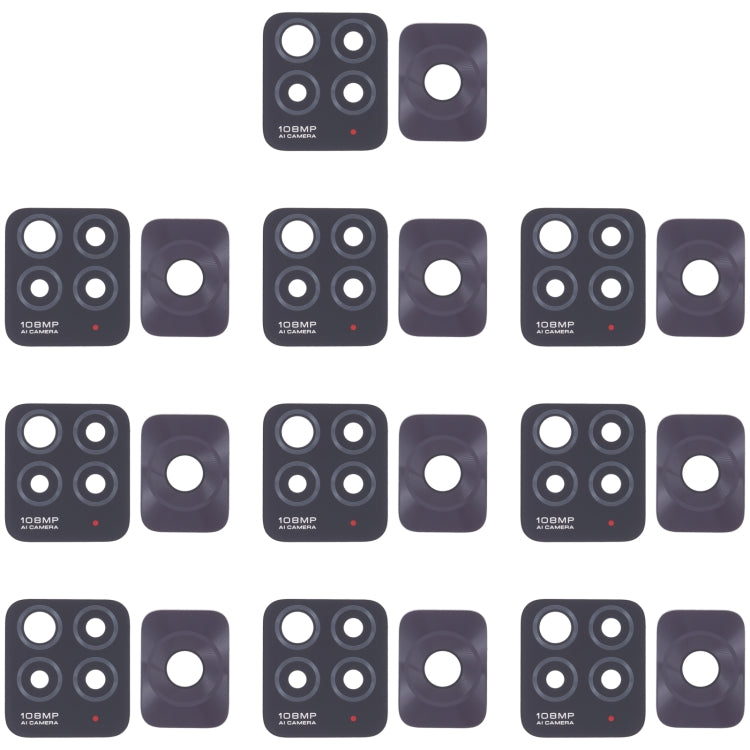 10 PCS Back Camera Lens, For Xiaomi Redmi K50/Redmi K50 Pro, For XiaomiRedmi Note 11 Pro 4G / Note 11 Pro+ 5G India / Note 11E Pro, For Xiaomi Poco X4 Pro 5G, For Xiaomi Poco M4 Pro 4G, For Xiaomi Poco M3 Pro 5G, For Xiaomi Redmi K40 Gaming������������...