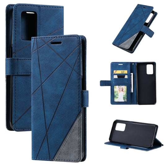 Skin Feel Splicing Leather Phone Case, For OPPO Realme 8i, For OPPO Realme 9 Pro+, For OPPO Realme 9i, For OPPO Realme 9 Pro, For OPPO A55s 5G