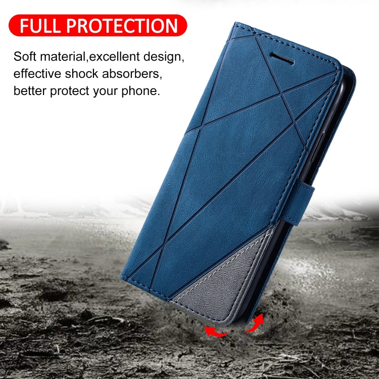 Skin Feel Splicing Leather Phone Case, For OPPO Realme 8i, For OPPO Realme 9 Pro+, For OPPO Realme 9i, For OPPO Realme 9 Pro, For OPPO A55s 5G