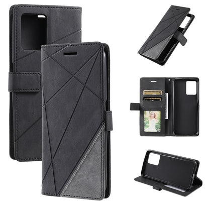 Skin Feel Splicing Leather Phone Case, For OPPO Realme 8i, For OPPO Realme 9 Pro+, For OPPO Realme 9i, For OPPO Realme 9 Pro, For OPPO A55s 5G