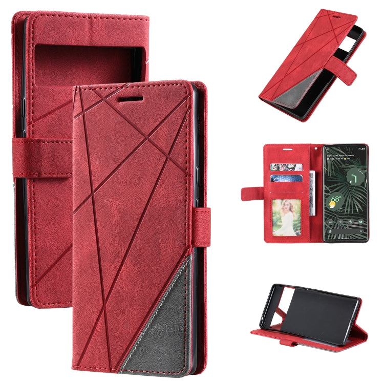 Skin Feel Splicing Leather Phone Case, For Google Pixel 6 Pro, For Google Pixel 6, For Sony Xperia 5 III