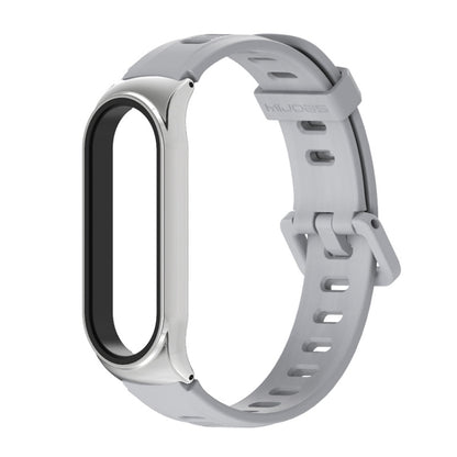 For Xiaomi Mi Band 6 / 5 Mijobs Flat Hole Silicone Watch Band, CS Case, Plus Case, GT Case