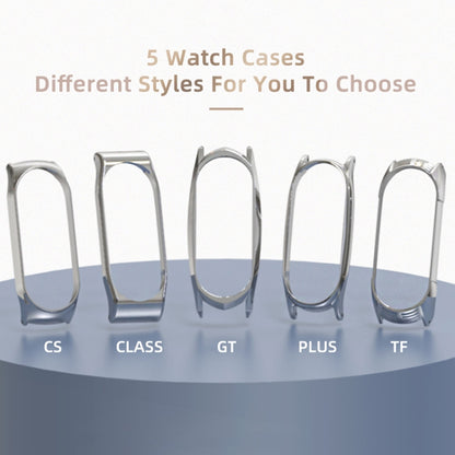 For Xiaomi Mi Band 6 / 5 Mijobs Flat Hole Silicone Watch Band, CS Case, Plus Case, GT Case
