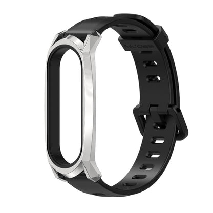 For Xiaomi Mi Band 6 / 5 Mijobs Flat Hole Silicone Watch Band, CS Case, Plus Case, GT Case
