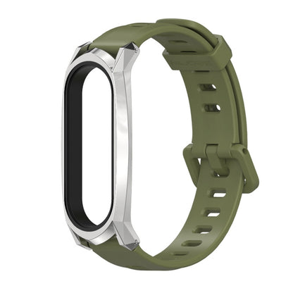 For Xiaomi Mi Band 6 / 5 Mijobs Flat Hole Silicone Watch Band, CS Case, Plus Case, GT Case
