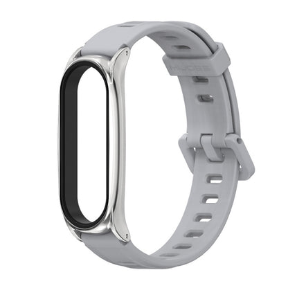 For Xiaomi Mi Band 6 / 5 Mijobs Flat Hole Silicone Watch Band, CS Case, Plus Case, GT Case