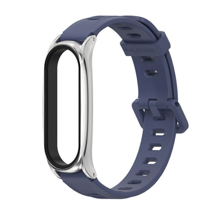 For Xiaomi Mi Band 6 / 5 Mijobs Flat Hole Silicone Watch Band, CS Case, Plus Case, GT Case