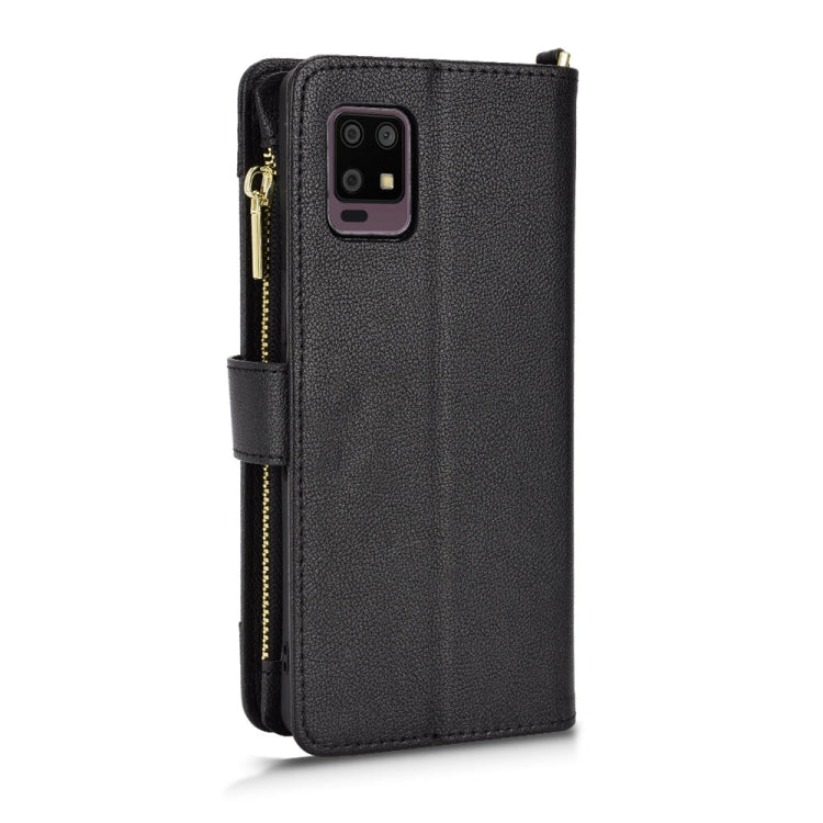 Litchi Texture Zipper Leather Phone Case, For Doogee S86 / S86 Pro, For Doogee S88 Pro / S88 Plus, For Doogee X96 Pro, For Sharp Aquos Zero6 / Aquos Air, For Sharp Aquos Wish, For Motorola Moto E40 / E30 / E20                                           ...