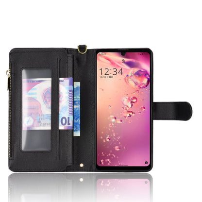 Litchi Texture Zipper Leather Phone Case, For Doogee S86 / S86 Pro, For Doogee S88 Pro / S88 Plus, For Doogee X96 Pro, For Sharp Aquos Zero6 / Aquos Air, For Sharp Aquos Wish, For Motorola Moto E40 / E30 / E20                                           ...