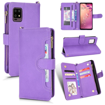 Litchi Texture Zipper Leather Phone Case, For Doogee S86 / S86 Pro, For Doogee S88 Pro / S88 Plus, For Doogee X96 Pro, For Sharp Aquos Zero6 / Aquos Air, For Sharp Aquos Wish, For Motorola Moto E40 / E30 / E20                                           ...
