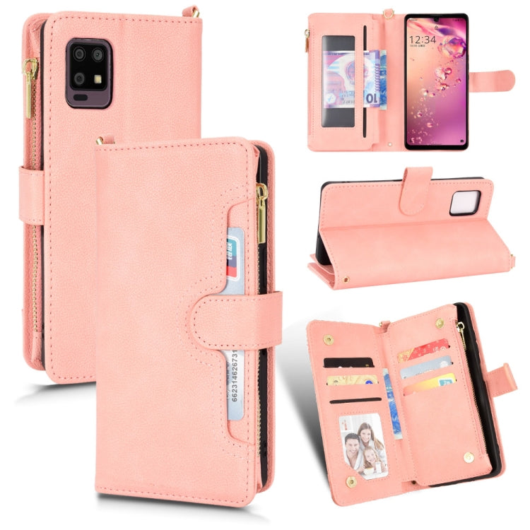 Litchi Texture Zipper Leather Phone Case, For Doogee S86 / S86 Pro, For Doogee S88 Pro / S88 Plus, For Doogee X96 Pro, For Sharp Aquos Zero6 / Aquos Air, For Sharp Aquos Wish, For Motorola Moto E40 / E30 / E20                                           ...