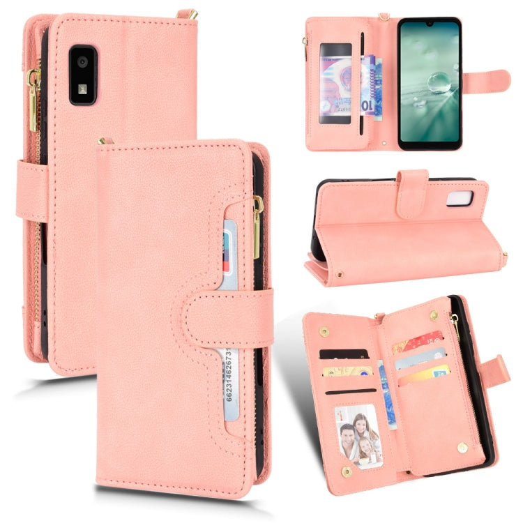Litchi Texture Zipper Leather Phone Case, For Doogee S86 / S86 Pro, For Doogee S88 Pro / S88 Plus, For Doogee X96 Pro, For Sharp Aquos Zero6 / Aquos Air, For Sharp Aquos Wish, For Motorola Moto E40 / E30 / E20                                           ...