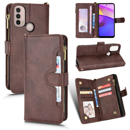 Litchi Texture Zipper Leather Phone Case, For Doogee S86 / S86 Pro, For Doogee S88 Pro / S88 Plus, For Doogee X96 Pro, For Sharp Aquos Zero6 / Aquos Air, For Sharp Aquos Wish, For Motorola Moto E40 / E30 / E20                                           ...