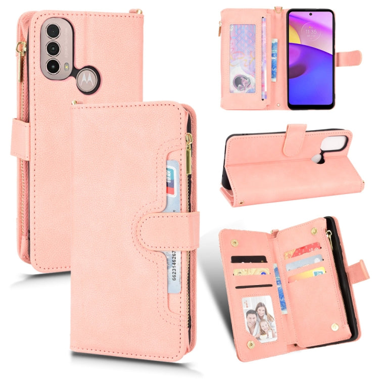 Litchi Texture Zipper Leather Phone Case, For Doogee S86 / S86 Pro, For Doogee S88 Pro / S88 Plus, For Doogee X96 Pro, For Sharp Aquos Zero6 / Aquos Air, For Sharp Aquos Wish, For Motorola Moto E40 / E30 / E20                                           ...