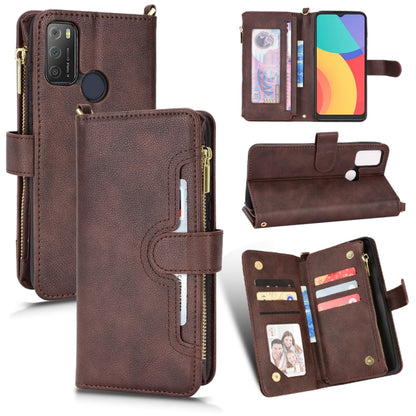 Litchi Texture Zipper Leather Phone Case, For Doogee S86 / S86 Pro, For Doogee S88 Pro / S88 Plus, For Doogee X96 Pro, For Sharp Aquos Zero6 / Aquos Air, For Sharp Aquos Wish, For Motorola Moto E40 / E30 / E20                                           ...