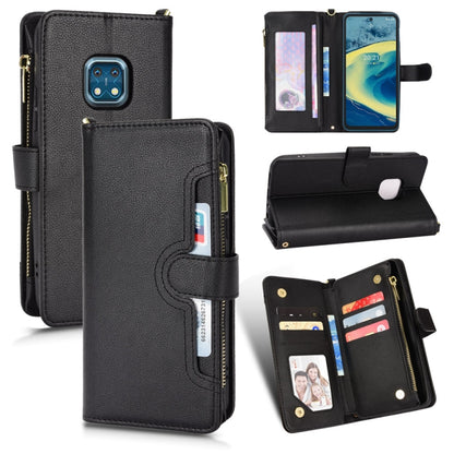Litchi Texture Zipper Leather Phone Case, For Doogee S86 / S86 Pro, For Doogee S88 Pro / S88 Plus, For Doogee X96 Pro, For Sharp Aquos Zero6 / Aquos Air, For Sharp Aquos Wish, For Motorola Moto E40 / E30 / E20                                           ...