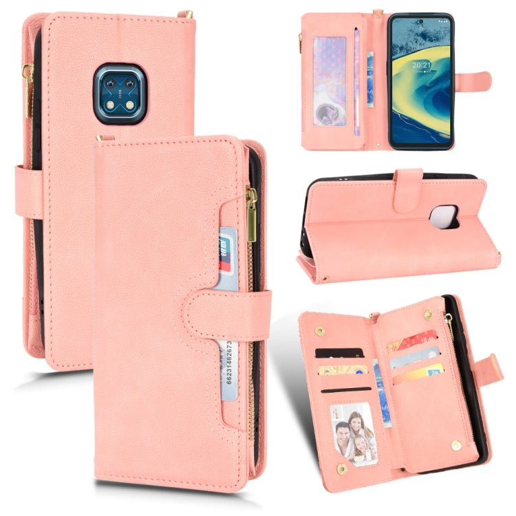 Litchi Texture Zipper Leather Phone Case, For Doogee S86 / S86 Pro, For Doogee S88 Pro / S88 Plus, For Doogee X96 Pro, For Sharp Aquos Zero6 / Aquos Air, For Sharp Aquos Wish, For Motorola Moto E40 / E30 / E20                                           ...