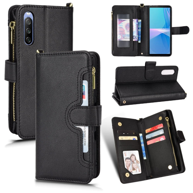 Litchi Texture Zipper Leather Phone Case, For Doogee S86 / S86 Pro, For Doogee S88 Pro / S88 Plus, For Doogee X96 Pro, For Sharp Aquos Zero6 / Aquos Air, For Sharp Aquos Wish, For Motorola Moto E40 / E30 / E20                                           ...