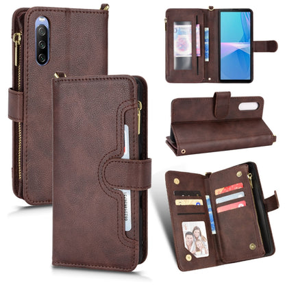 Litchi Texture Zipper Leather Phone Case, For Doogee S86 / S86 Pro, For Doogee S88 Pro / S88 Plus, For Doogee X96 Pro, For Sharp Aquos Zero6 / Aquos Air, For Sharp Aquos Wish, For Motorola Moto E40 / E30 / E20                                           ...