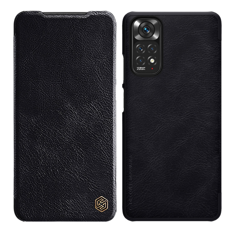 NILLKIN QIN Series Crazy Horse Texture Leather Case, For Xiaomi Redmi Note 11S