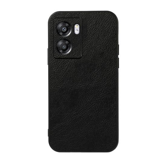 Accurate Hole Two-color Litchi Texture PU Phone Case, For OPPO A57 5G, For OPPO K10 5G, For OPPO K10 Pro 5G, For OPPO Realme 9 Pro, For vivo S15e, For OnePlus Ace