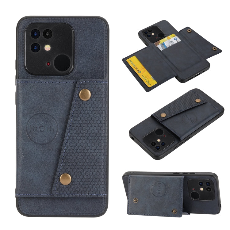 Double Buckle PU + TPU Shockproof Magnetic Phone Case, For OPPO Realme 9 Pro, For OPPO Realme 9 Pro+, For OPPO Realme 9i, For OPPO Realme C35, For vivo Y15s, For vivo Y33s, For Xiaomi Redmi 10C, For Xiaomi Redmi Note 11 5G Chinese                      ...
